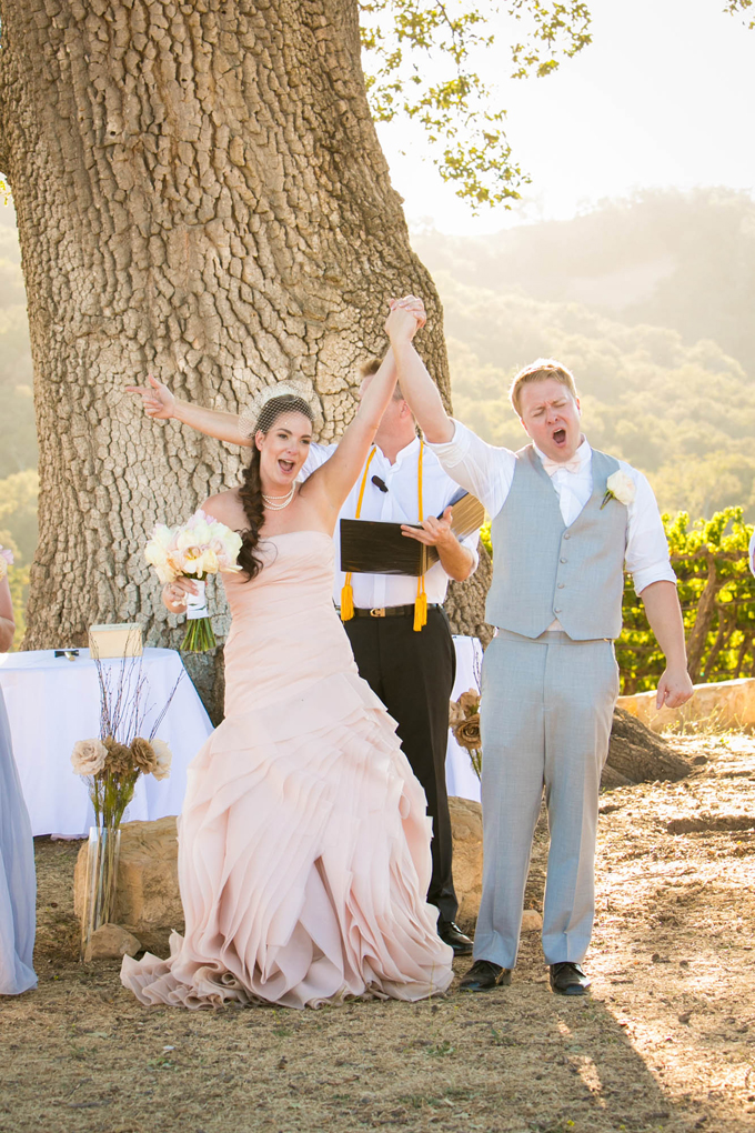 Intimate Outdoor Vineyard Wedding