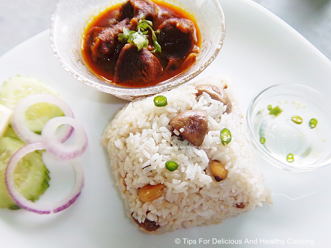 Fried Mushroom Rice With Thai Lamb Curry FUN COOKING
