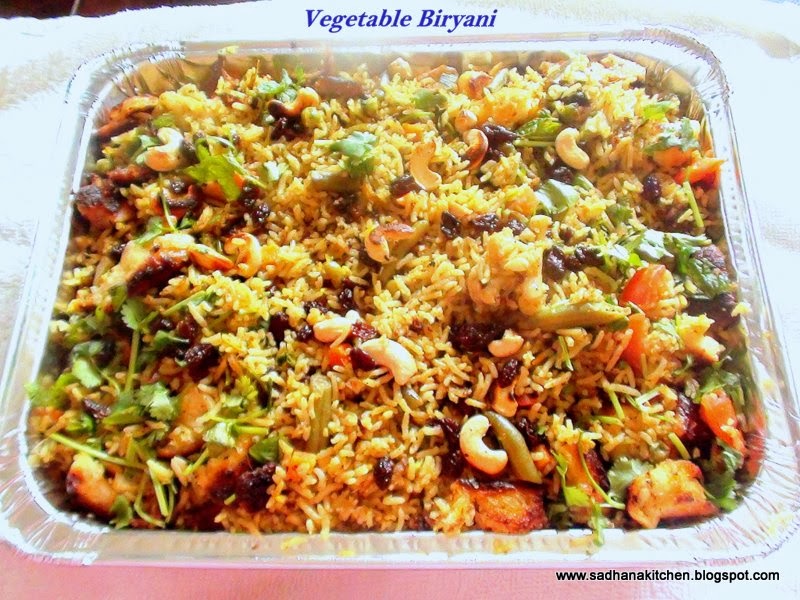 Madappalli - Temple's Kitchen: The Indian Vegetable Biryani