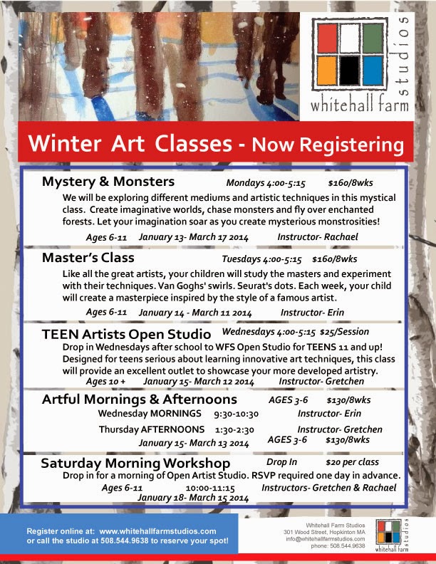 Whitehall Farm Studios Announcing 2014 Winter Class Schedule whitehall-farm-studios-announcing-2014-winter-class-schedule