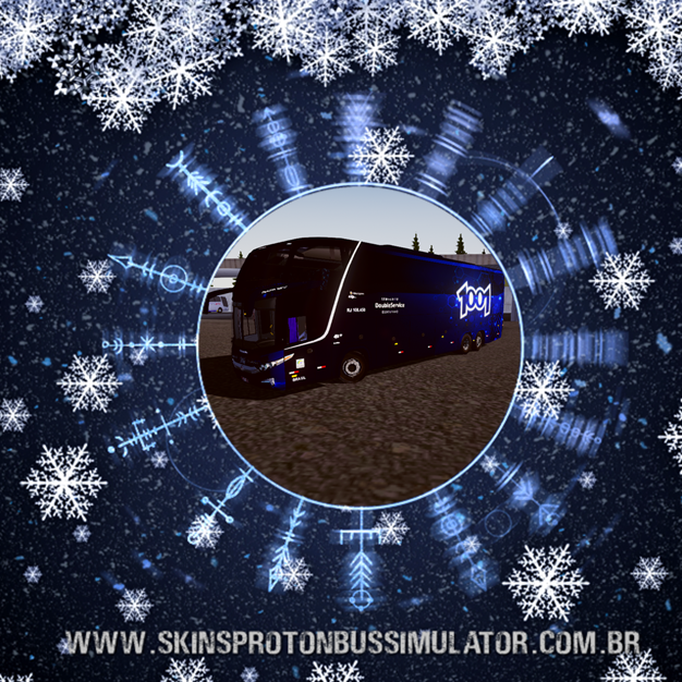 G7 1600 LD Auto Viação 1001 Skin Proton Bus Simulator - G7 1600 LD Scania 6X2 K420 Auto Viação 1001