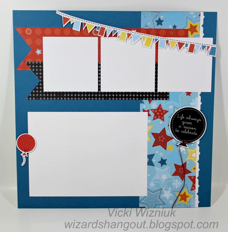 Wizard's Hangout A Fanfare Birthday Layout