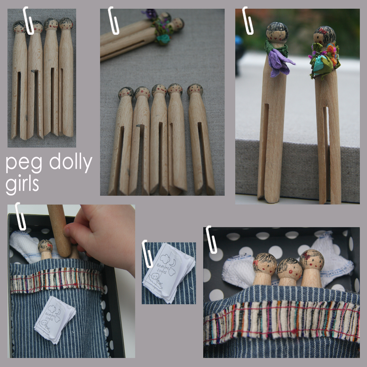 cloud cuckOO designs Peg Dolly Girls