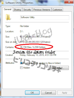 Cara Sederhana Mengetahui Jumlah File Dalam Folder
