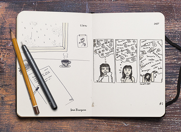 Inktober 2016 por Pegotiblog - Sara Torregrosa - Illustration comic ilustración