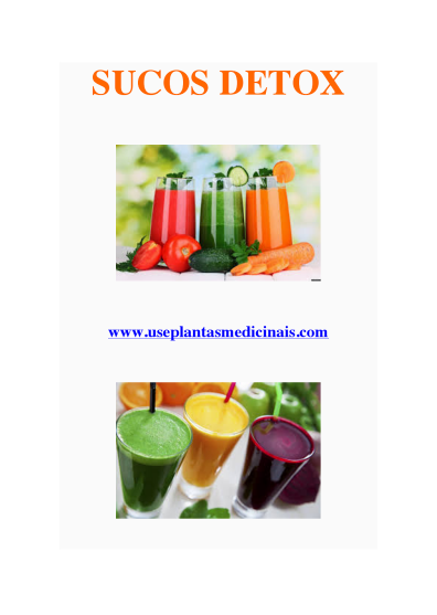 EBOOK: SUCOS DETOX