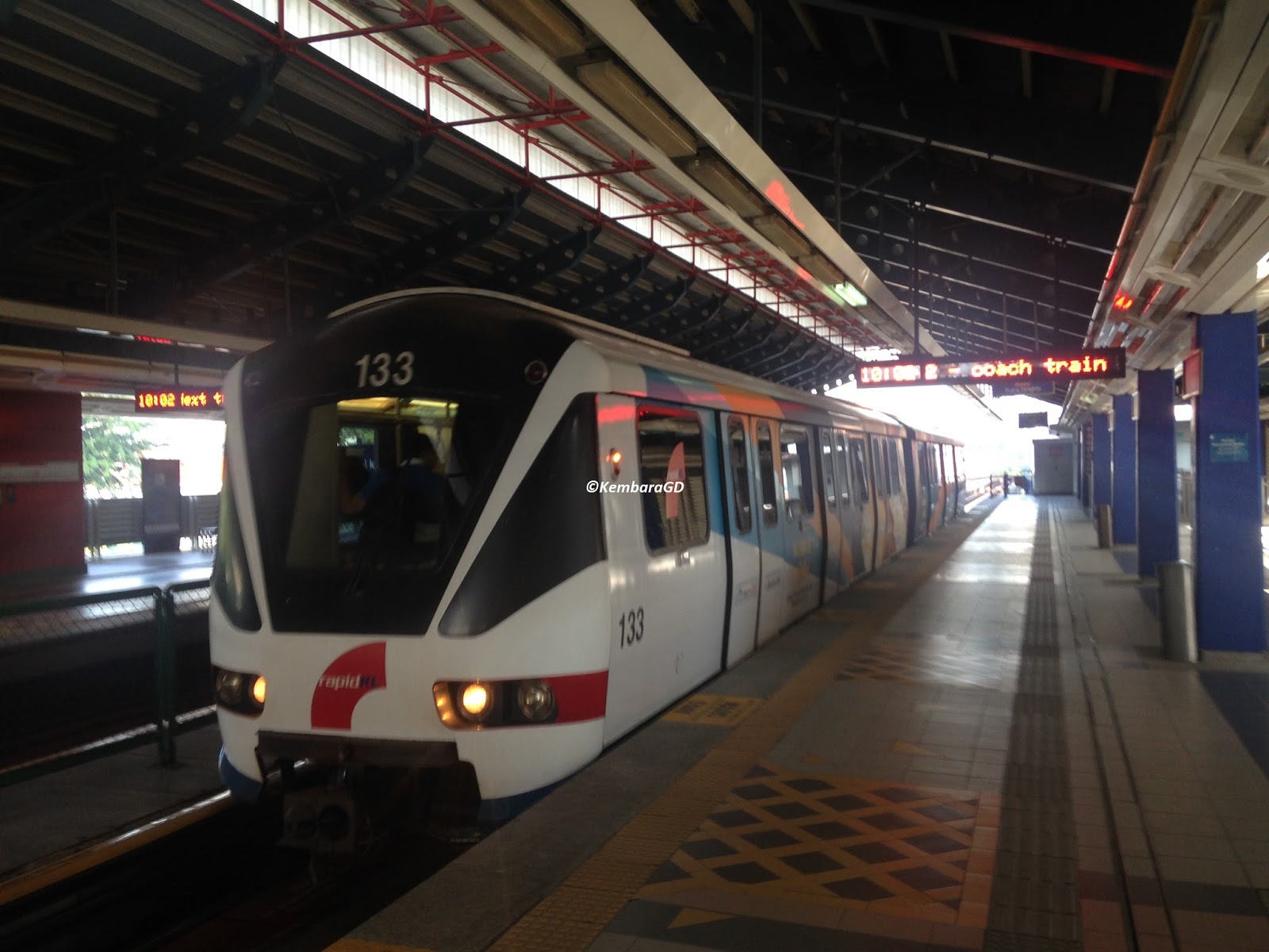 KembaraGD 22 Disember 2016  Kuala Lumpur Malaysia  LRT Lembah Klang