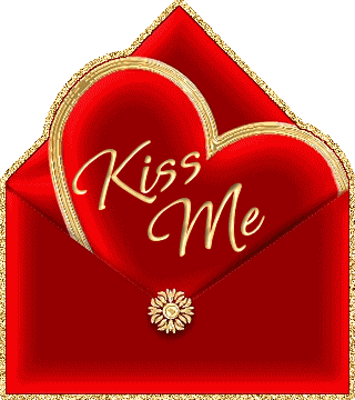 Valentine glitter heart animation kissme