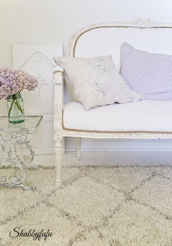 How To Paint and Upholster A Sofa french sofa diy