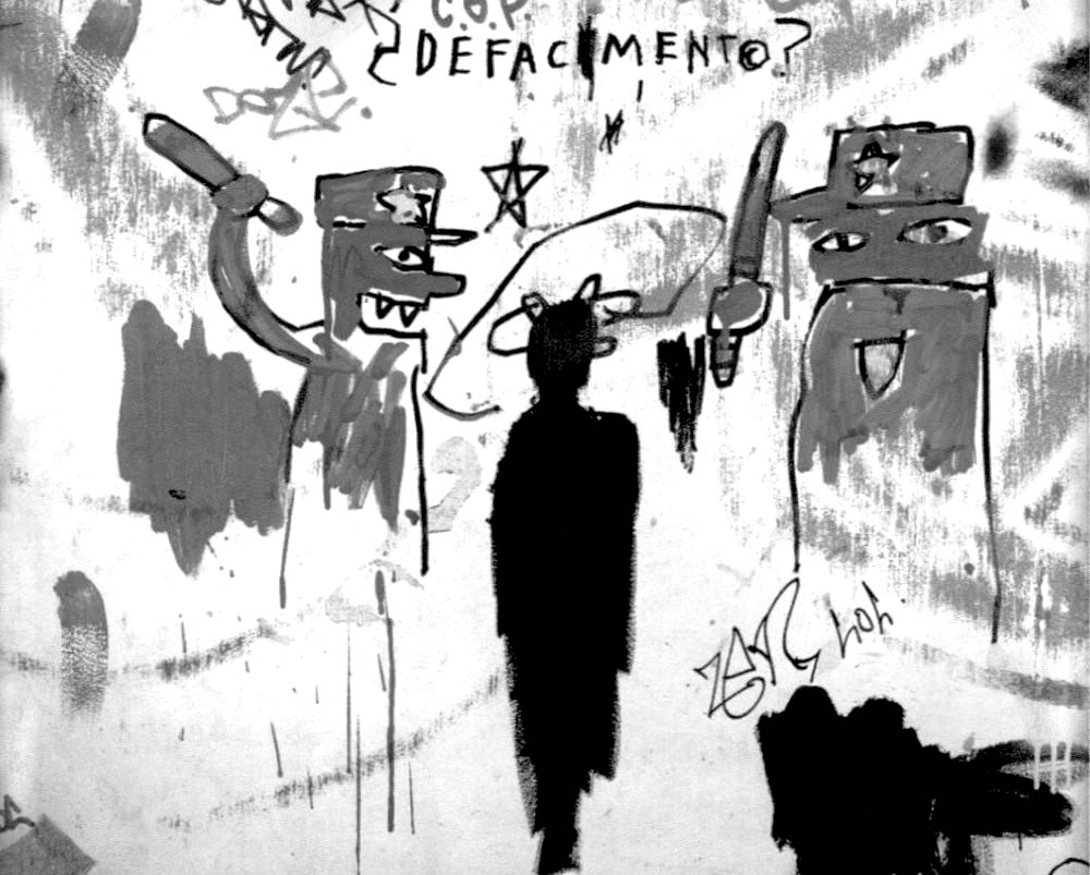 Jean-Michel Basquiat, Defacement (The Death of Michael Stewart), 1983