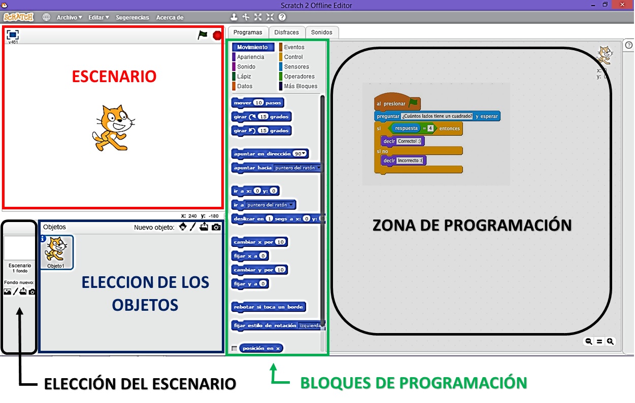 Material de estudio: Scratch