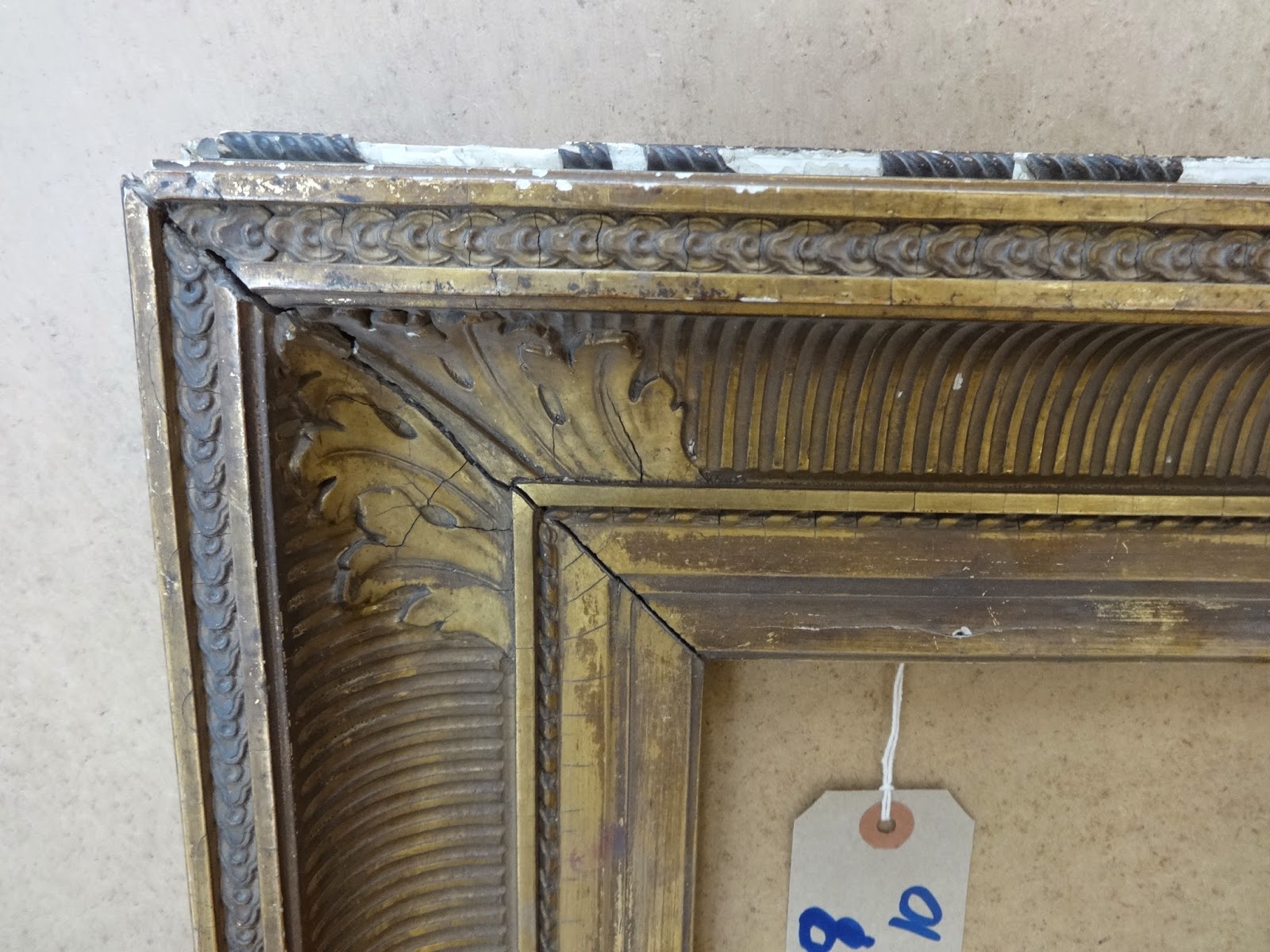 Antique Frame Sale French 19th Century Fluted Second Empire Frame