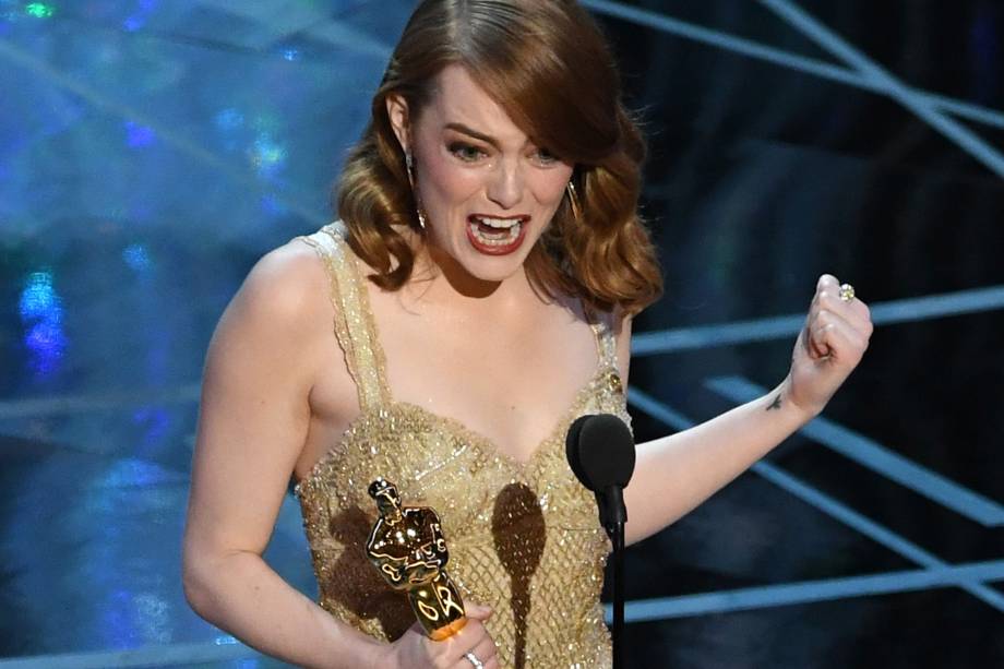 2012 Oscars Emma Stone.