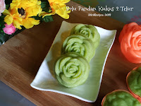 Bolu Pandan Kukus 2 Telur Tanpa Mixer