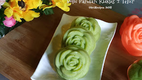 Bolu Pandan Kukus 2 Telur Tanpa Mixer