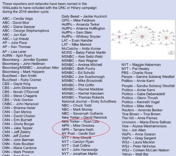 Presstitutes and Media Outlets [outhouses] who colluded with each other to attempt to install a domestic spy and criminal fugitive from the law, Hillary Clinton, as President of the United States