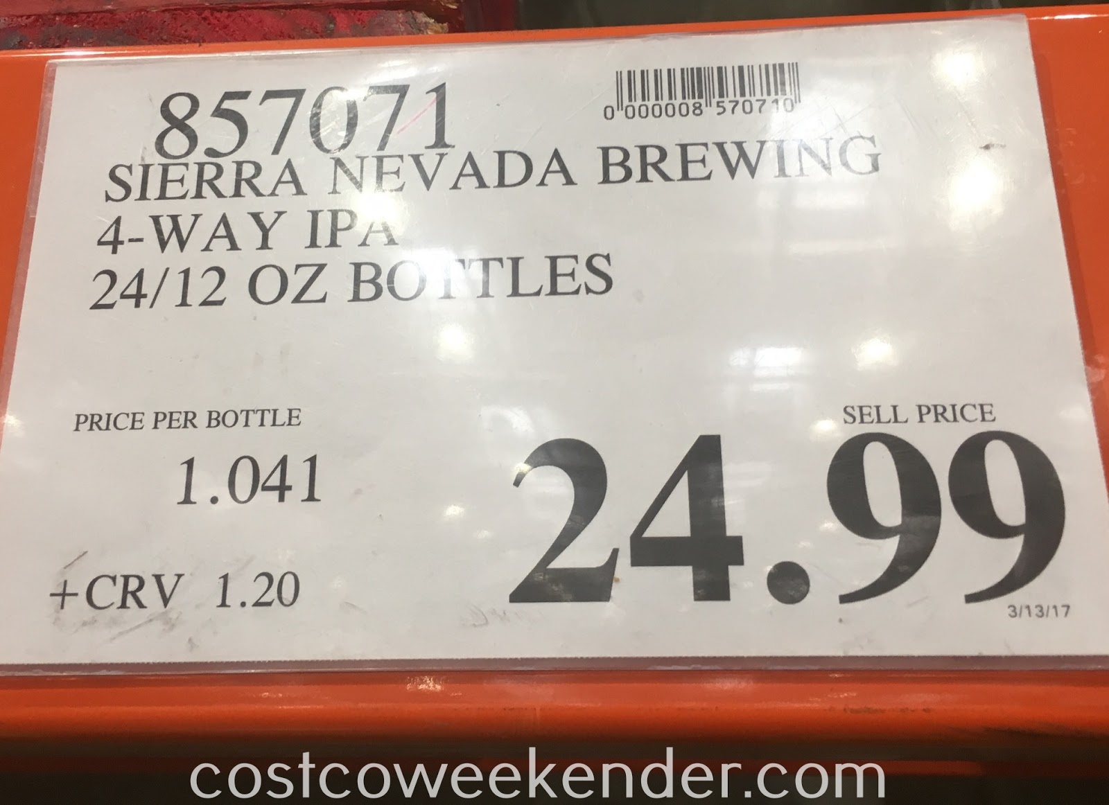 Sierra Nevada 4way IPA Mixed Pack Costco Weekender