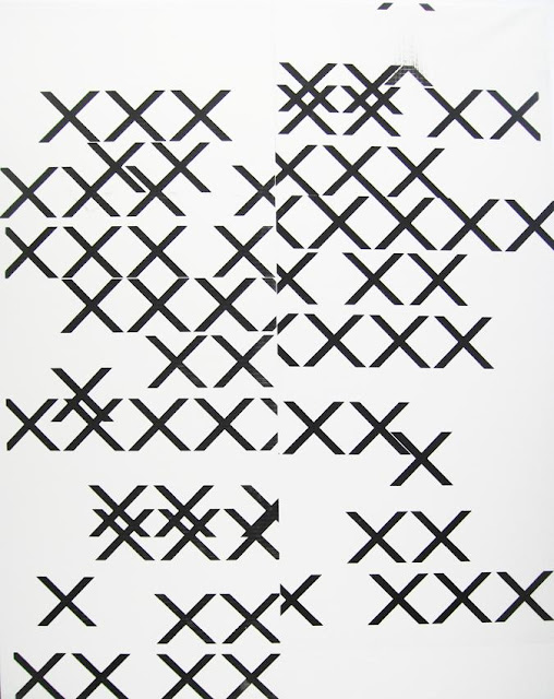 Wade Guyton  Untitled, 2006 Epson UltraChrome inkjet on linen