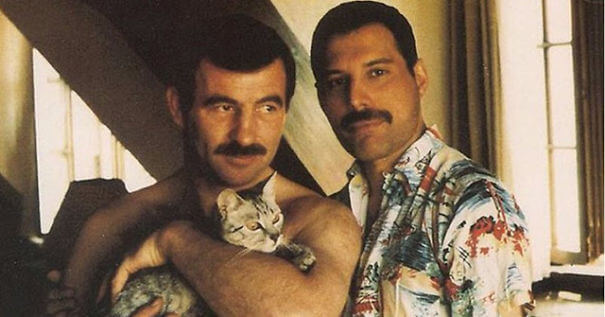 20 Epic Pictures Of Freddie Mercury And His Beautiful Cats