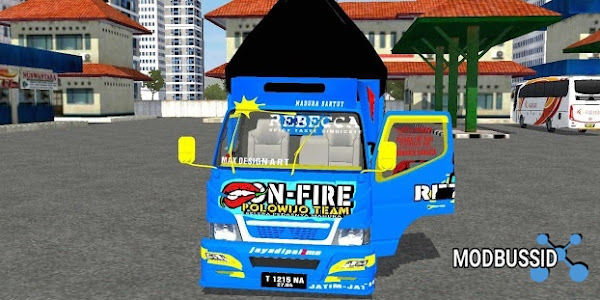 MOD Truck Canter On Fire Jago Oleng Full Anim Terbaru