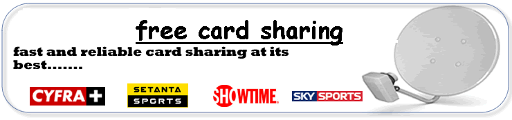 FREE CARD SHARING Newcamd,Obox,ccam