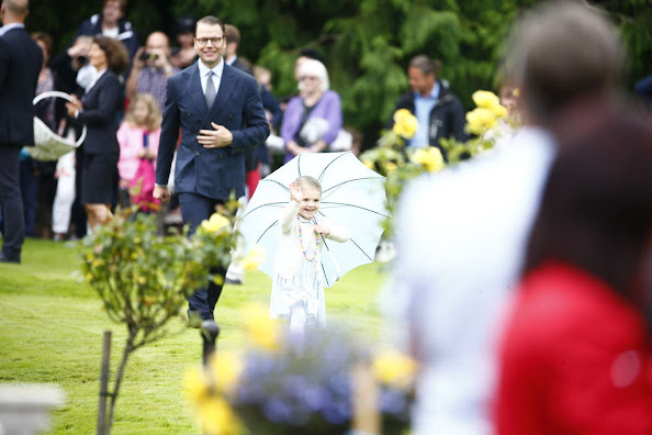 King Carl Gustaf and Queen Silvia, Crown Princess and Prince Daniel  and Princess Estelle