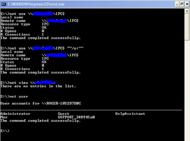 NetBIOS Enumeration And Null Session ~ Devil's Blog On Security