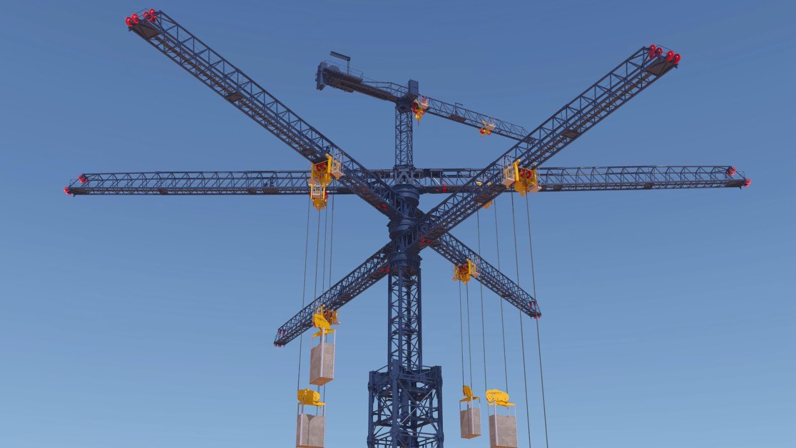 독특하게 생긴 중력 에너지 저장 시스템 에너지 볼트 (Energy Vault)