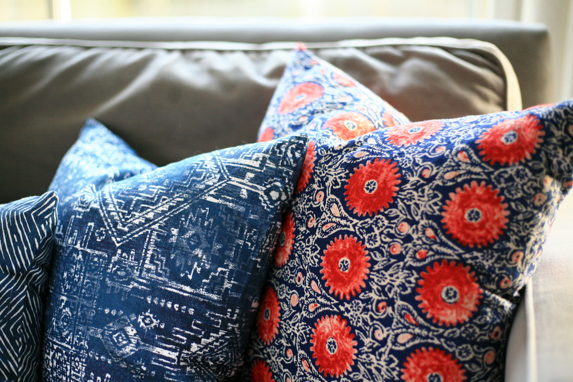 The most amazing fabric for DIY boho pillows in the new house! / Create