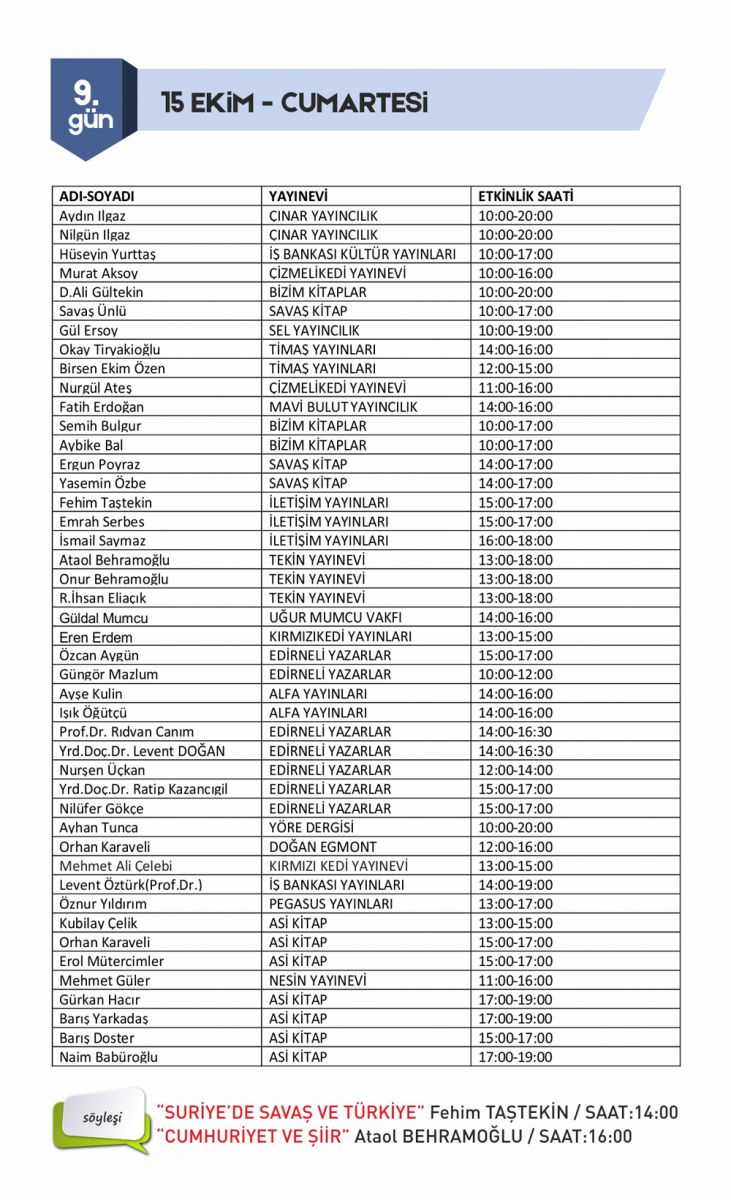 Beyda'nın Kitaplığı: 4.Edirne Kitap Fuarı 07-16 Ekim 2016