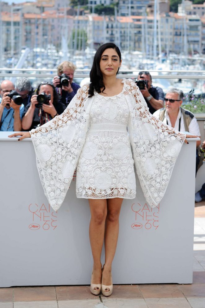  Iranian Actress Golshifteh Farahani Stills In White Dress