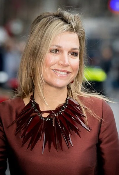 Queen Maxima of The Netherlands attends the opening of the Conference Doing business in fragile states at Beurs van Berlage Conference Centre in Amsterdam