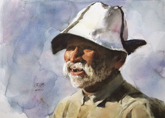 Картины акварелью. Guan Weixing Картины акварелью. Guan Weixing