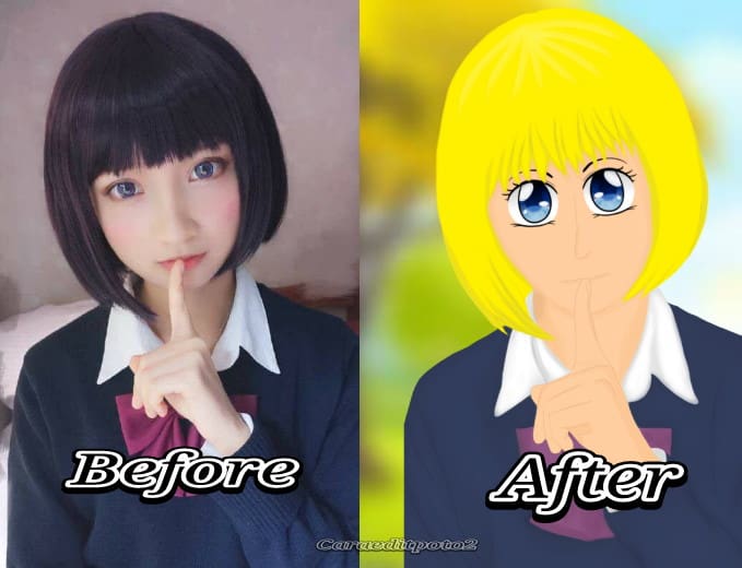 Cara Membuat Foto Menjadi Kartun Jepang | cara edit foto jadi anime jepang mudah banget sketchbook Cara Membuat Foto Menjadi Kartun Jepang | cara edit foto jadi anime jepang mudah banget sketchbook