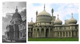 St. Paul's from D Hughson's London (1806) and Brighton Pavilion