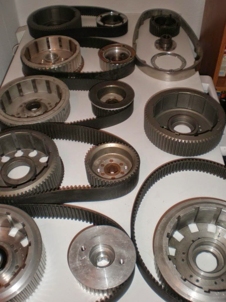 No Name Cycles Ironhead Primary Belt Drive System´s