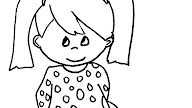 Coloriage D'une Fille A Imprimer