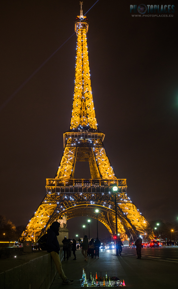 Eiffel tower at night Eiffel tower
