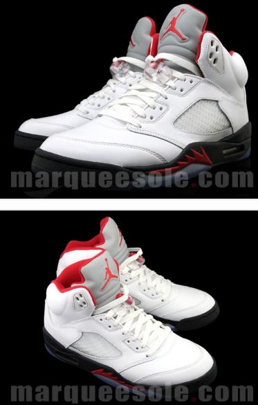 fire red 5's 2013