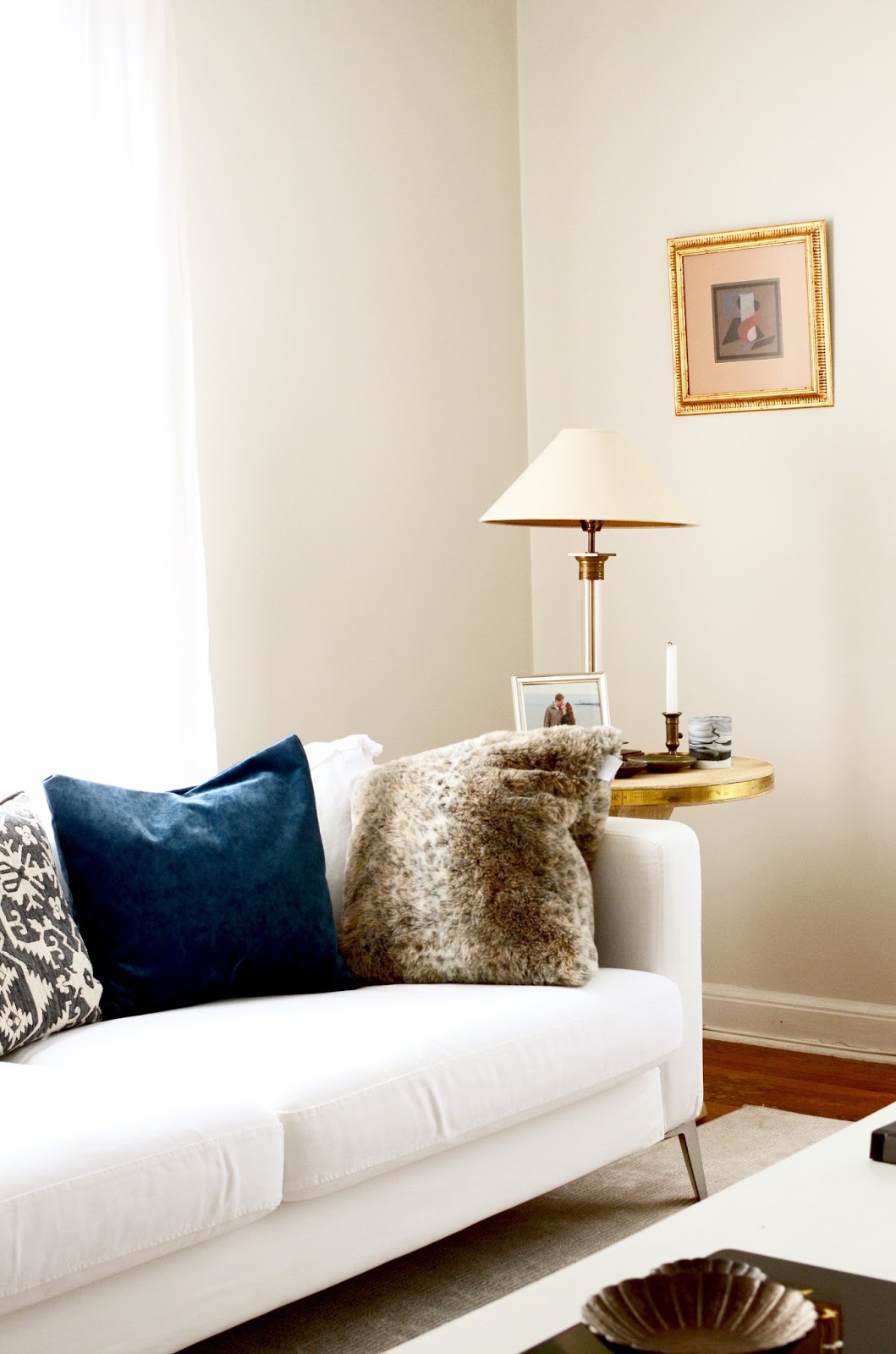 Blue Velvet in the Living Room By Grace