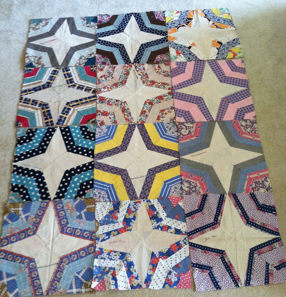 Grammy Quilts Twelve Old Quilt Blocks