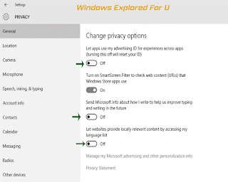 20 things you need to do to protect your Privacy in Windows 10 