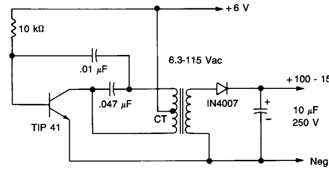 High voltage Power supply Circuit Diagram ~ Electro Circuit diaggram
