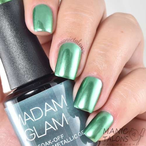 Manic Talons Nail Design Madam Glam Metallic Gel Polish Swatches and