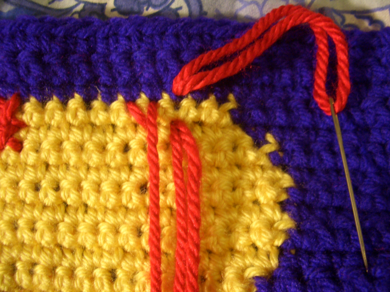 Crochet Parfait: How to Cross Stitch on Single Crochet