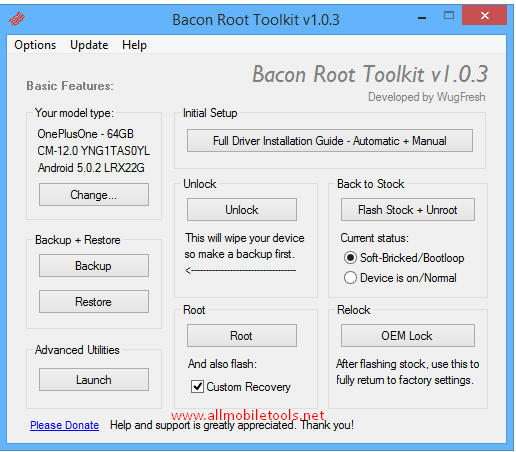 Bacon Root Toolkit Latest v1.0.3 Free Download
