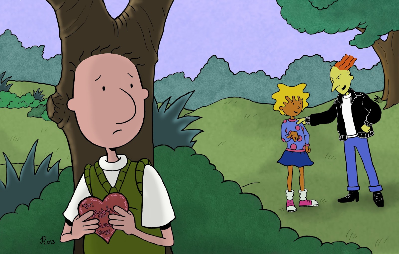 JMDunn Art and Animation Doug Is A Stalker