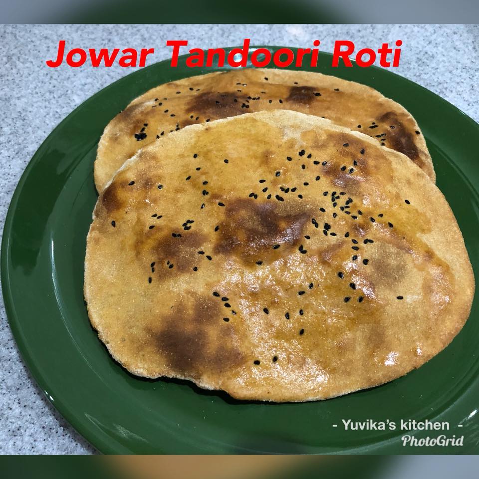 Yuvika's Kitchen: Jowar Tandoori Roti