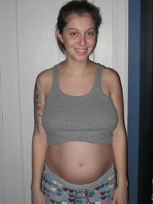 7 months pregnant