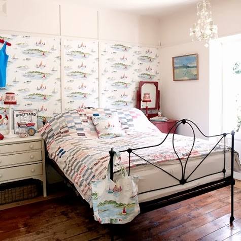 beach bungalow bedroom